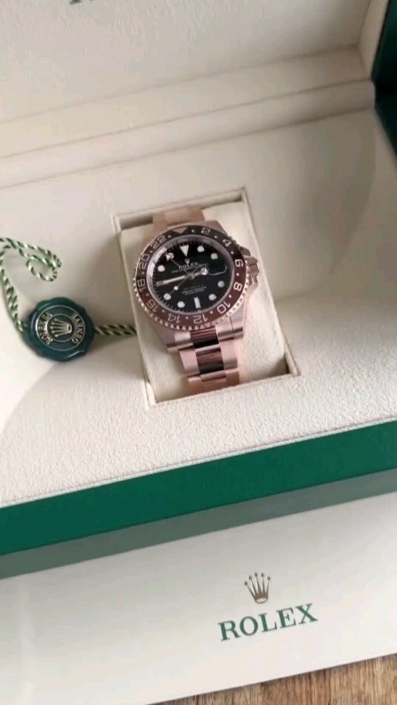 Montre en or rose