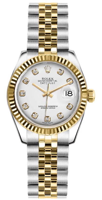 Rolex Lady-Datejust 26 Diamant Blanc Jubilé