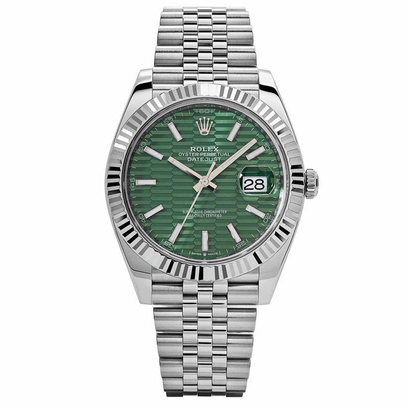 Rolex Datejust Green Motif