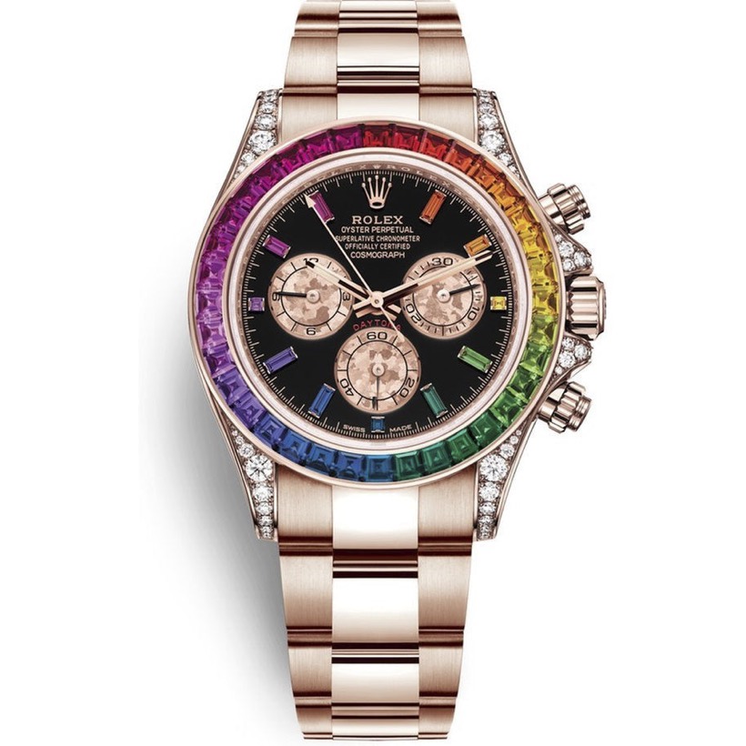 Rolex Daytona Rainbow Rose
